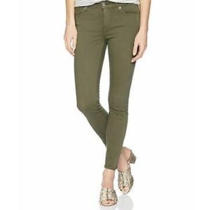 Lucky Brand Brooke Legging Jean in Olive